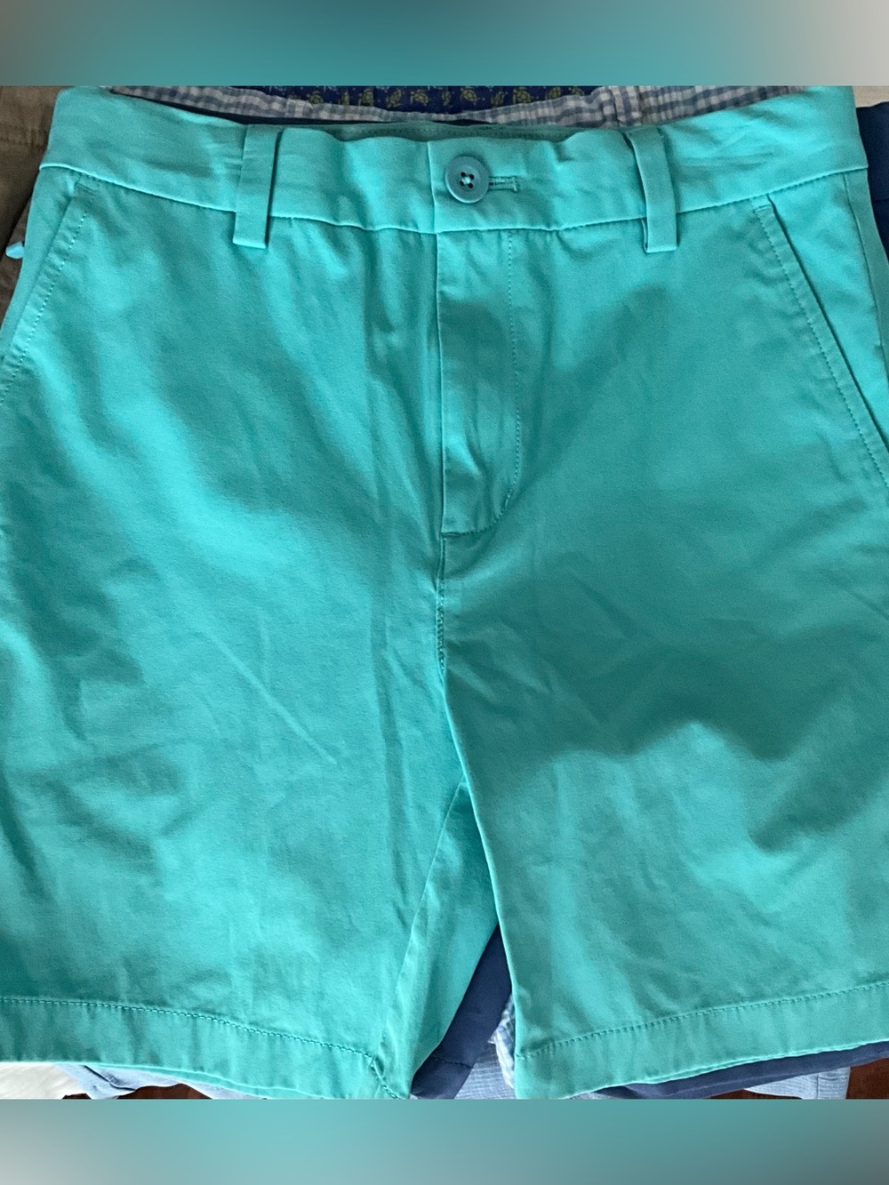 Boys Vineyard Vine Aqua Casual Chino Shorts